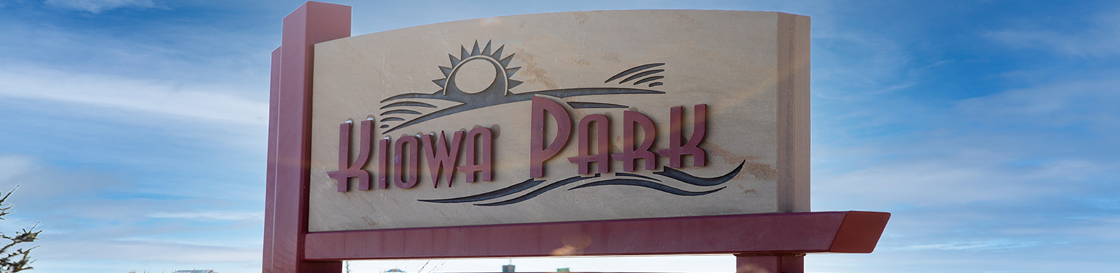Kiowa Park Sign